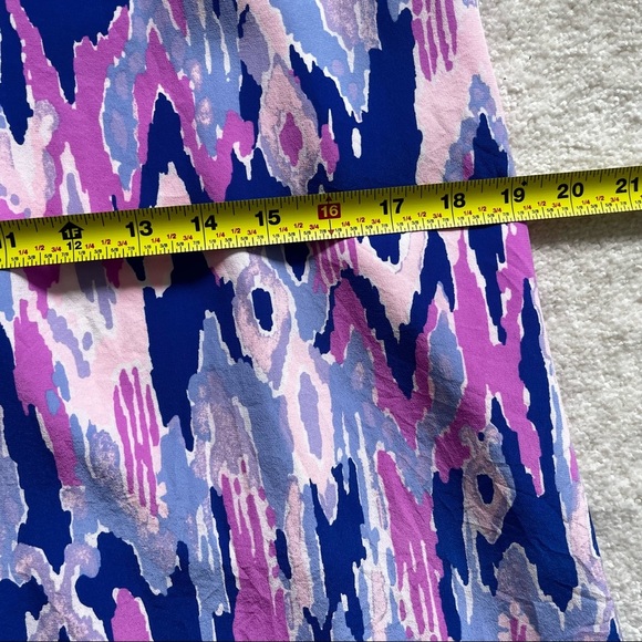 LILLY PULITZER Lela 100% Silk Dress - Amethyst One Too Many Size Medium Feminine - Picture 8 of 10